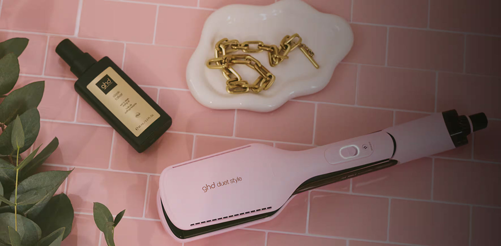 LISSEUR SÉCHANT GHD DUET STYLE ROSE CLAIR