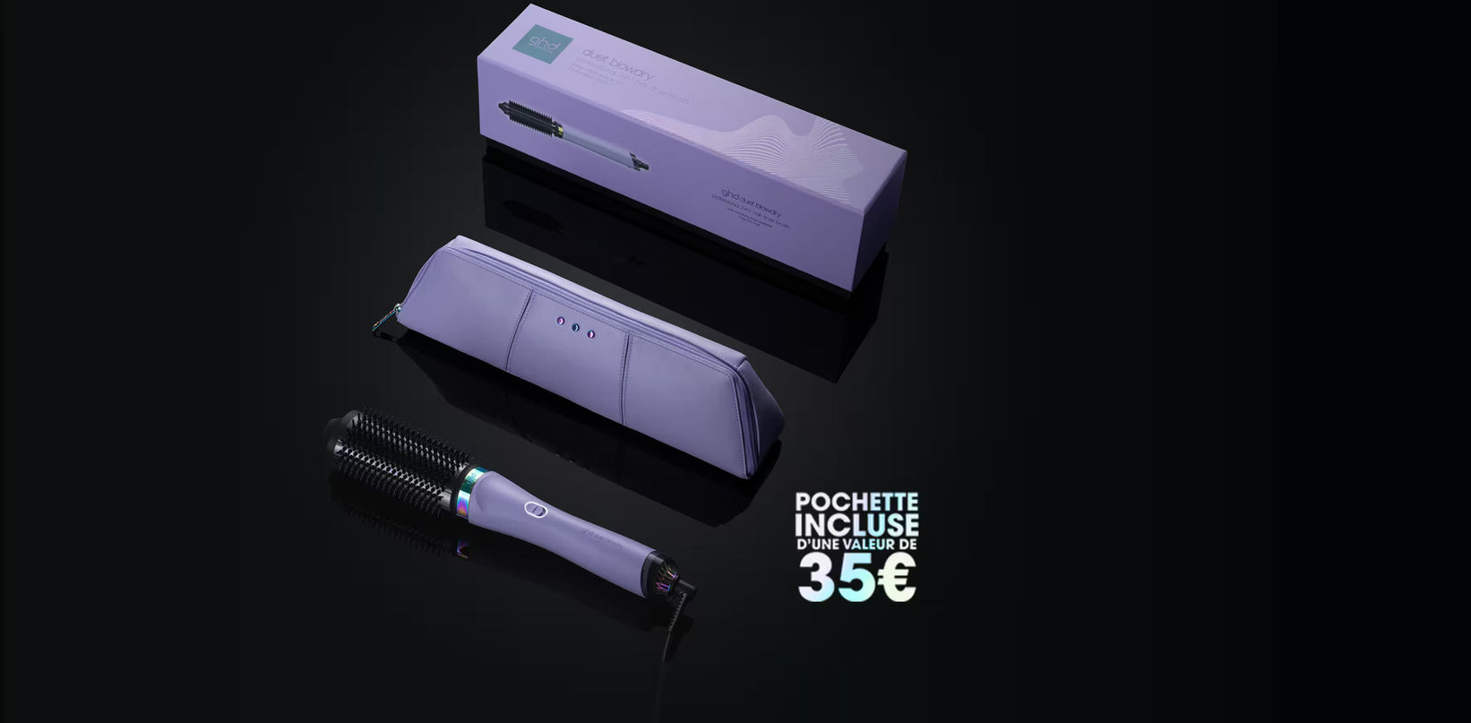 BROSSE SOUFFLANTE GHD DUET BLOWDRY - VIOLET