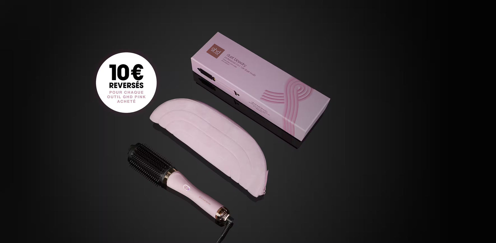 BROSSE SOUFFLANTE GHD DUET BLOWDRY ROSE CLAIR