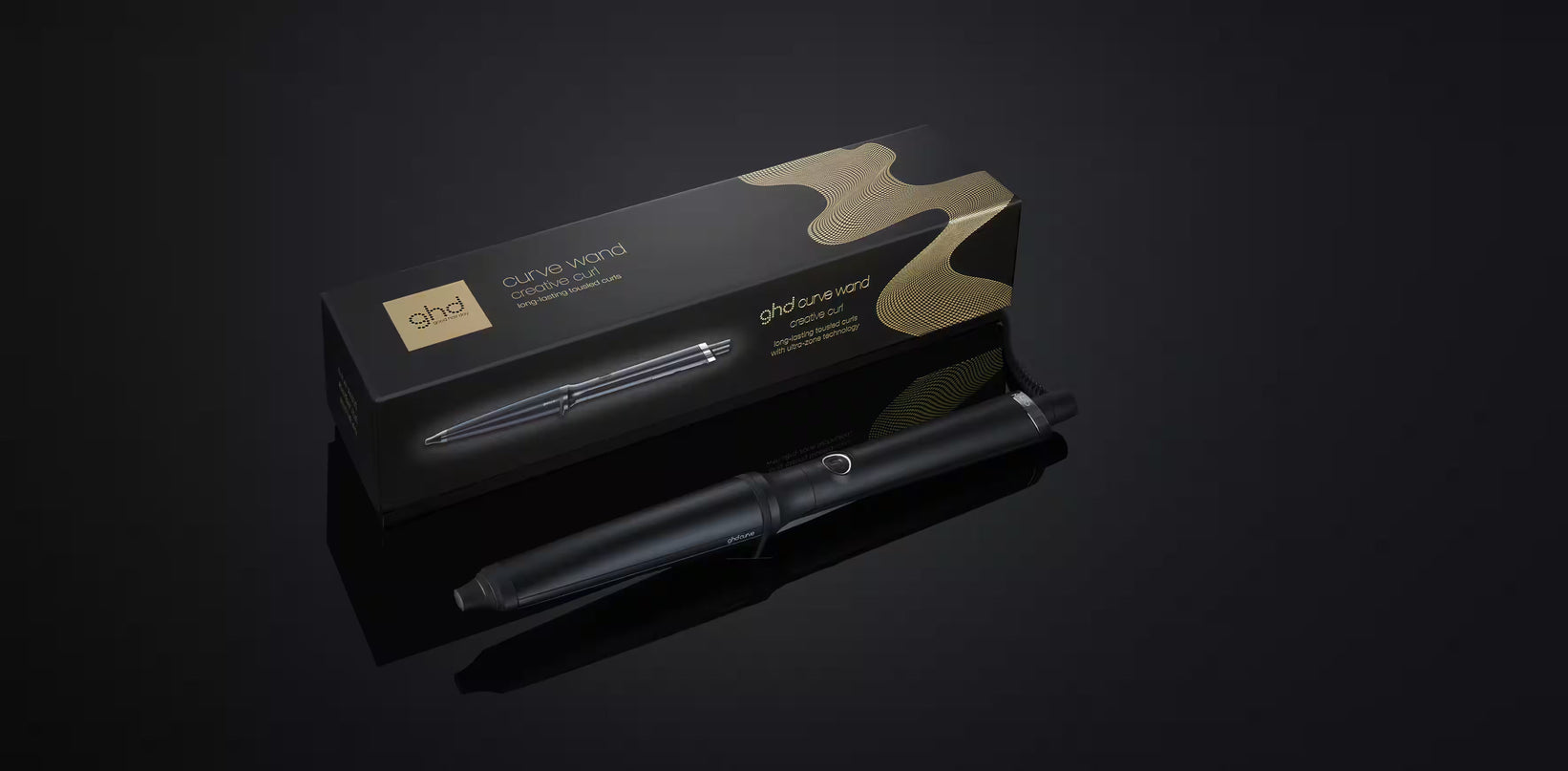 BOUCLEUR CURVE® GHD CREATIVE CURL WAND (28-23mm)