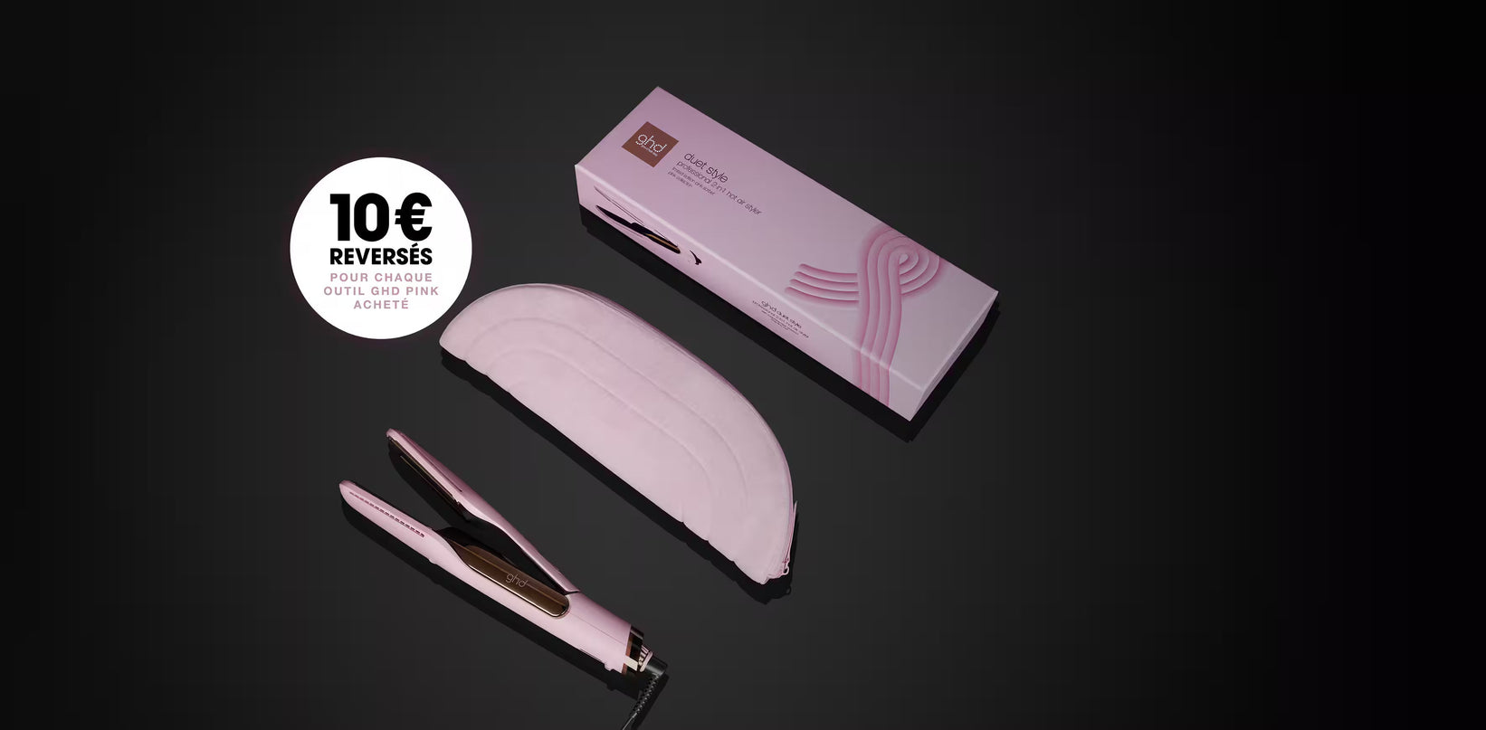 LISSEUR SÉCHANT GHD DUET STYLE ROSE CLAIR