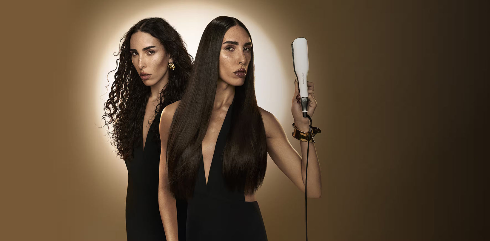 LISSEUR GHD CHRONOS MAX BLANC À PLAQUES LARGES (PLAQUES 43mm)