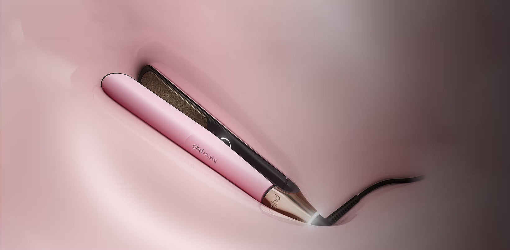 LISSEUR GHD CHRONOS - ROSE CLAIR À PLAQUES CLASSIQUES (26 mm)