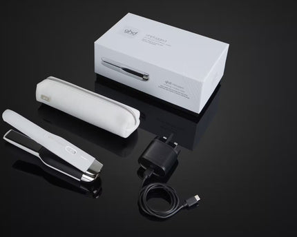 LISSEUR GHD UNPLUGGED BLANC MAT (PLAQUES 22mm)