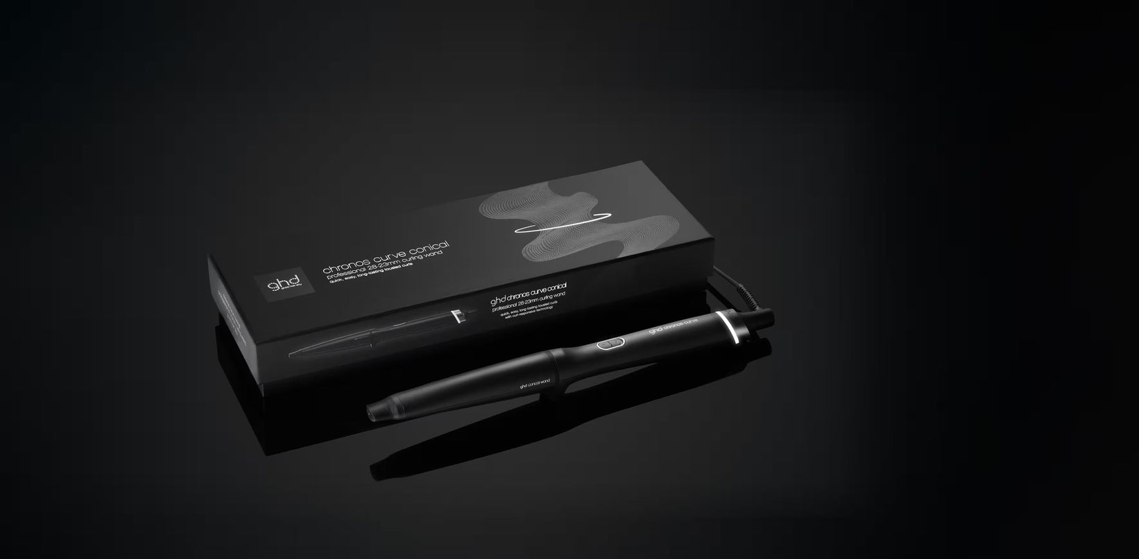 BOUCLEUR CHRONOS GHD CURVE CONICAL WAND (28-23MM) - POUR DES BOUCLES NATURELLES