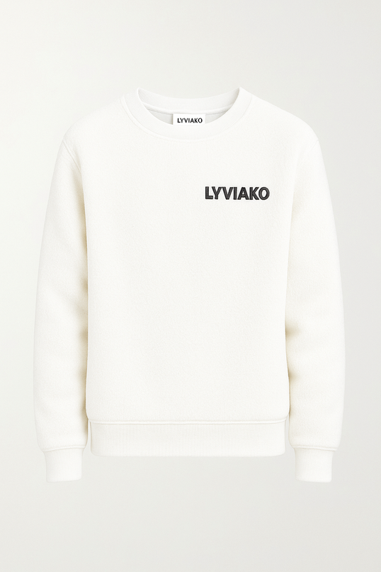 Pull blanc - LYVIAKO